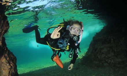 Olahraga Menyelam Atau Diving Di Air Yang Cukup Dalam