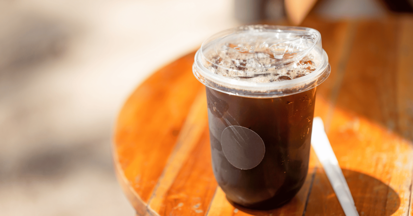 Sebuah Kopi Minuman Anak Muda Americano
