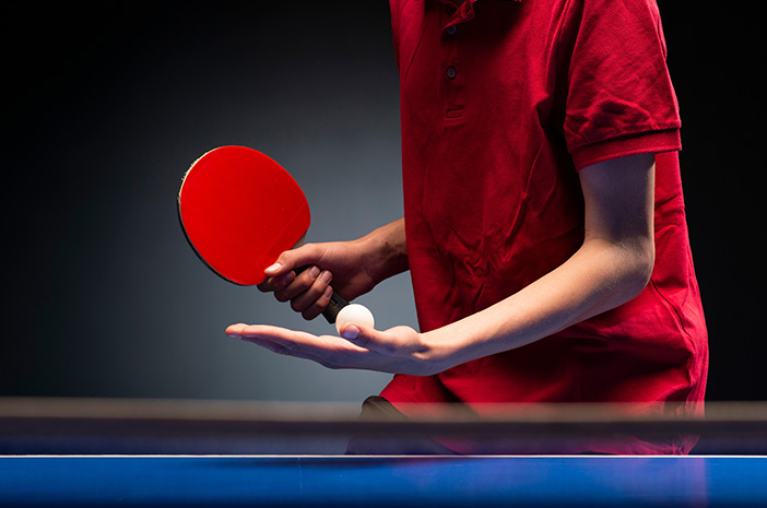 Olahraga Bola Meja Pada Sebuah Pingpong