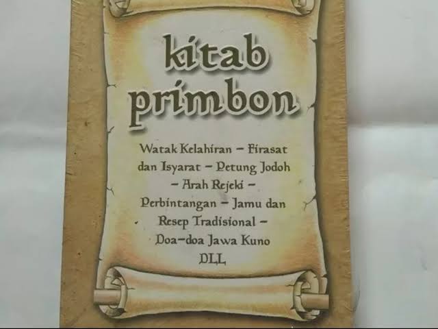 Pengetahuan Tradisional Primbon Pada Masyarakat Jawa